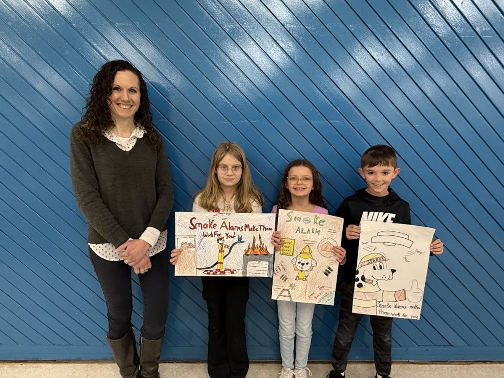 Elementary Fire Safety Poster Award Recipients